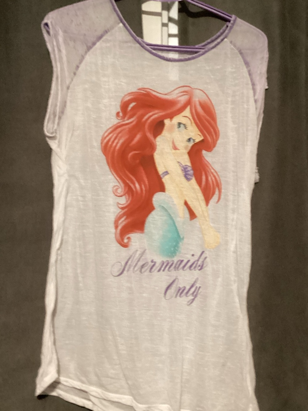 Disney princess gauzy tshirt / beach wear/ cover up
